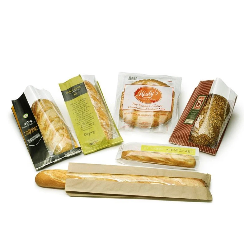 chinese cheap price food grade bakery kraft paper bag for bread packaging bag window
