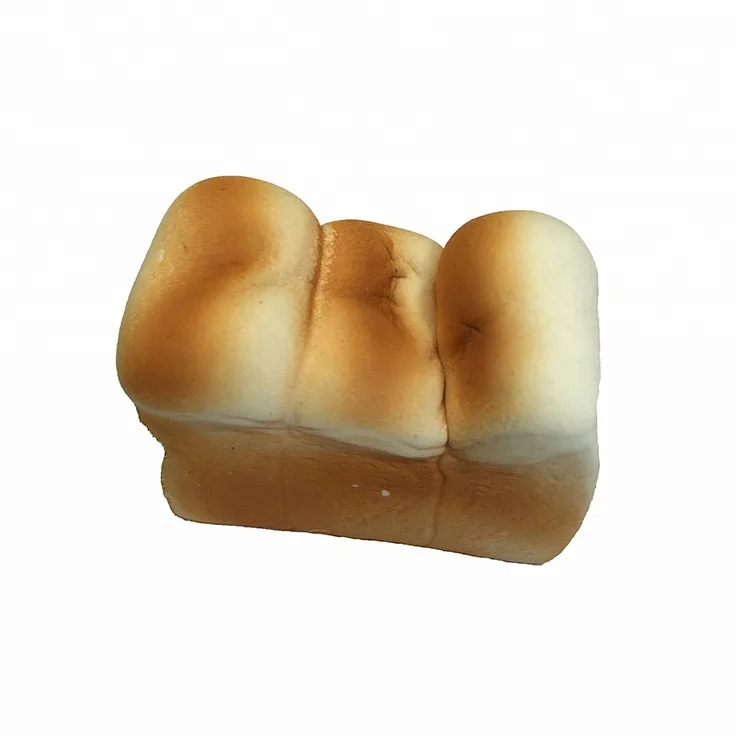 China supplier custom super soft pu foam small loaf bread squishy toy