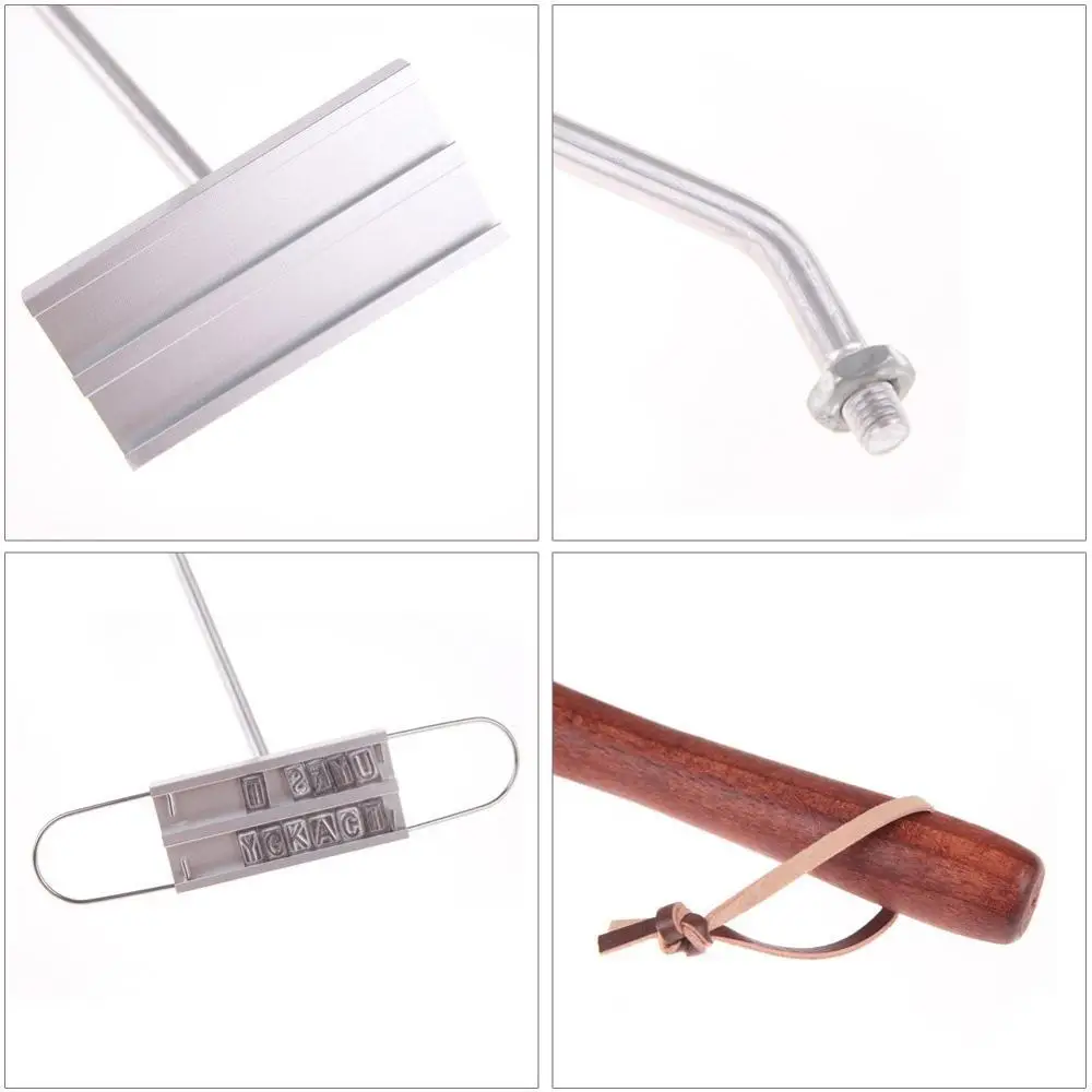 bbq accessory Barbecue Names Stamp Personalized Grilling Changeable Letters BBQ meat Branding Iron