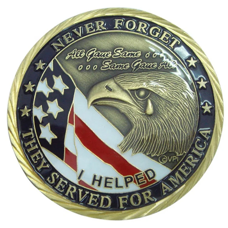 Design Commemorative  Antique Old Metal Challenge Old Coin