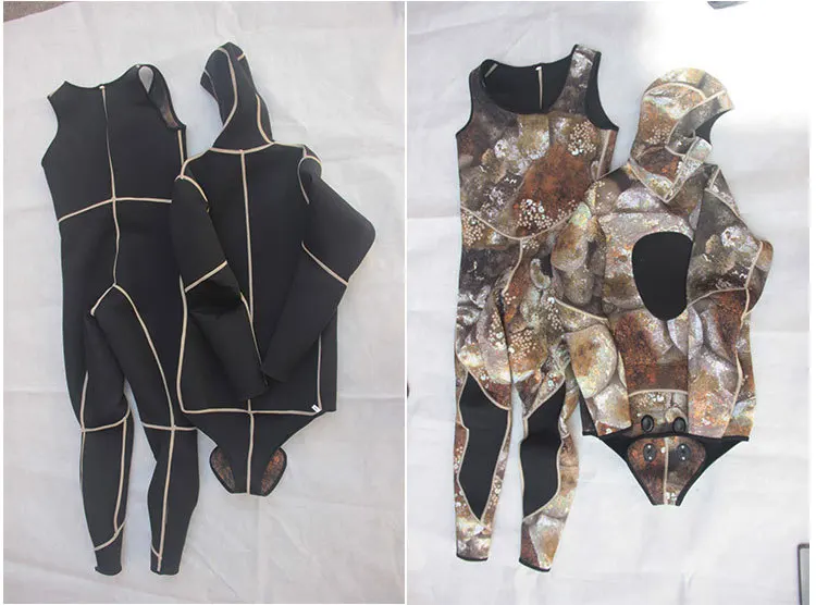 OEM Mens 3mm Camo Wetsuits with Super-stretch Armpit for Diving Snorkeling Swimming Mimetic Spearfishing Freediving Full Suit