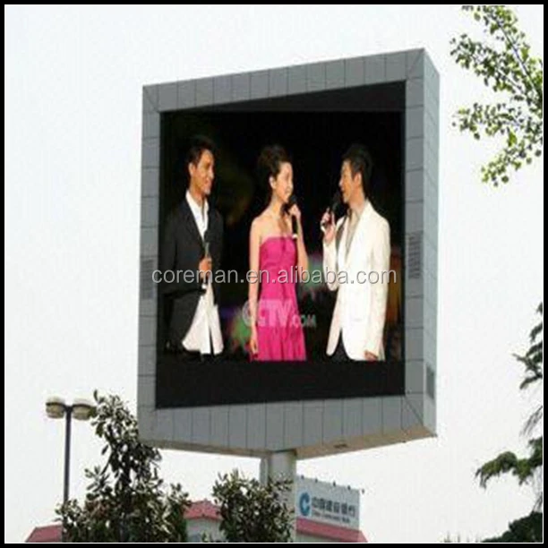 solar power outdoor led screen display p10 p16 , outdoor full color led tv advertising display video