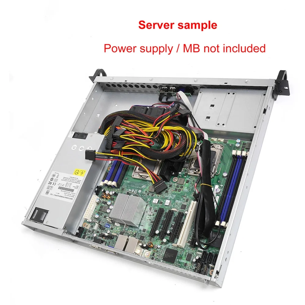 Промышленное крепление для ПК, 19 дюймов, корпус для сервера MINI ITX ATX 1U