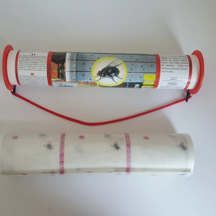 Big roll color ribbon glue fly trap fruit paper