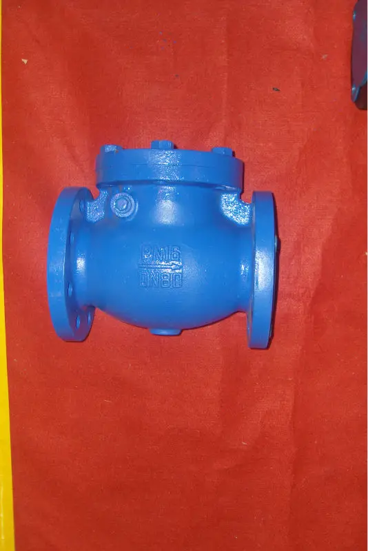 Обратные клапаны поворотные фланцвые чугунные