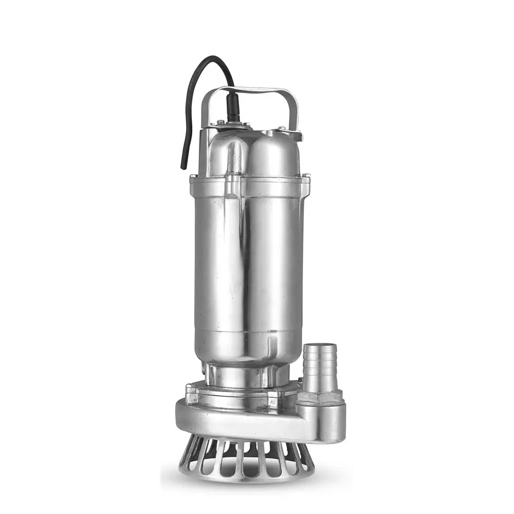 VN 250W 0.25kw,0.5hp 220v 50hz stainless steel sewage dirty water monoblock submersible water treatment pump