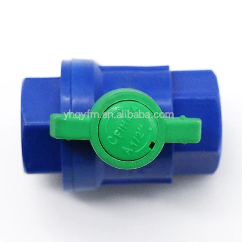 China supplier factory yuhuan chumen Water supply plastic ball valve