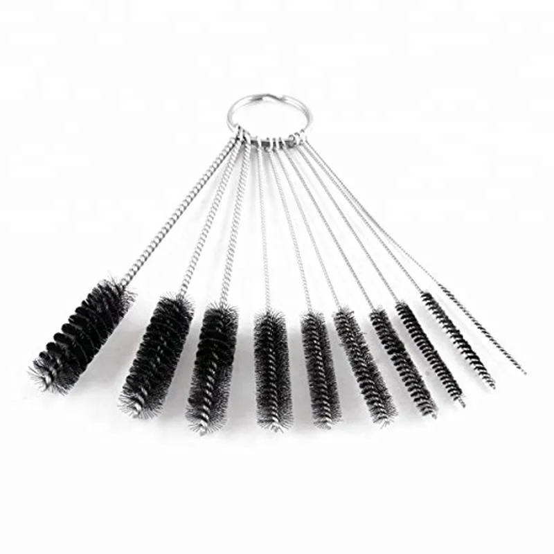 Cheap Price Twisted Flexible Long Spiral Small Nylon Test Tube Brush