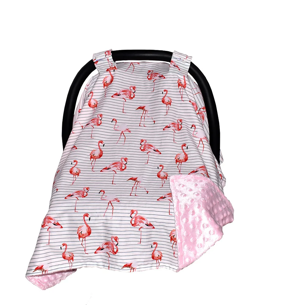 Multi-Use Stretchy Cotton Baby Nursing Cover CAR SEAT BABY COVER,Stripe Baby Car Seat Cover