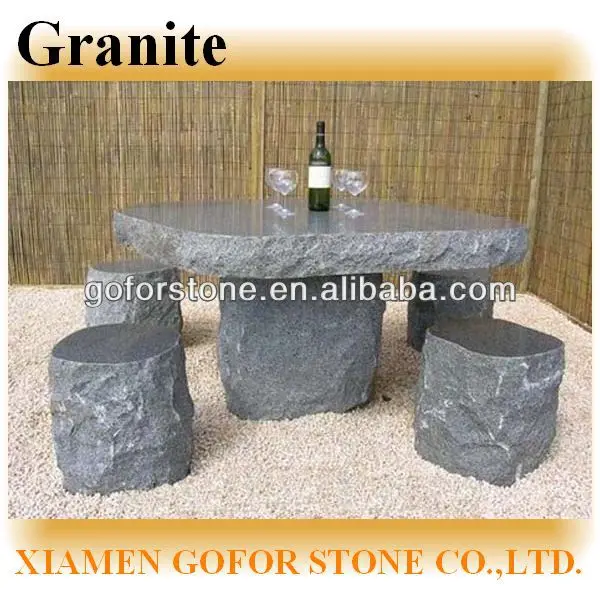 Outdoor garden stone tables and benches,garden stone table and chairs