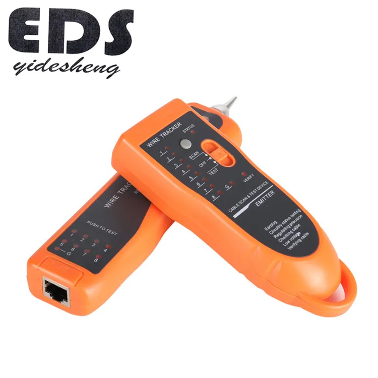 
Hot Sale RJ11 RJ45 Cat5 Cat6 Telephone Wire Tracker Tracer Toner Ethernet LAN Network Cable Tester Detector 