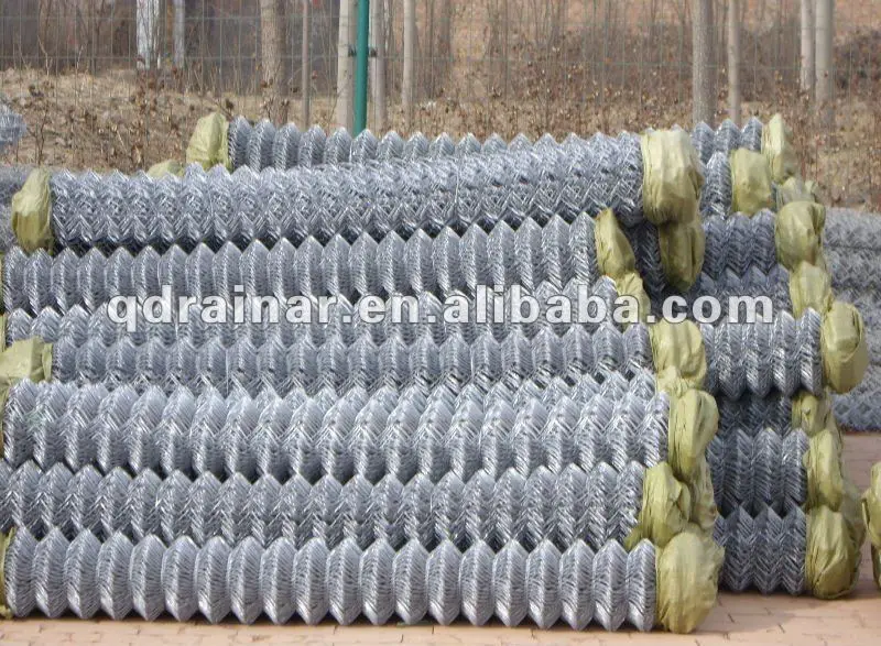 galvanized link chain diamond wire net fence