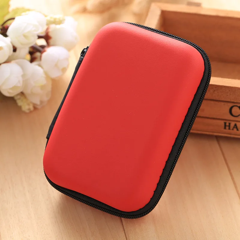 Wholesale customized tool case accessories travel storage bag rectangular hard case small ar bud zippered cases for ear plugs