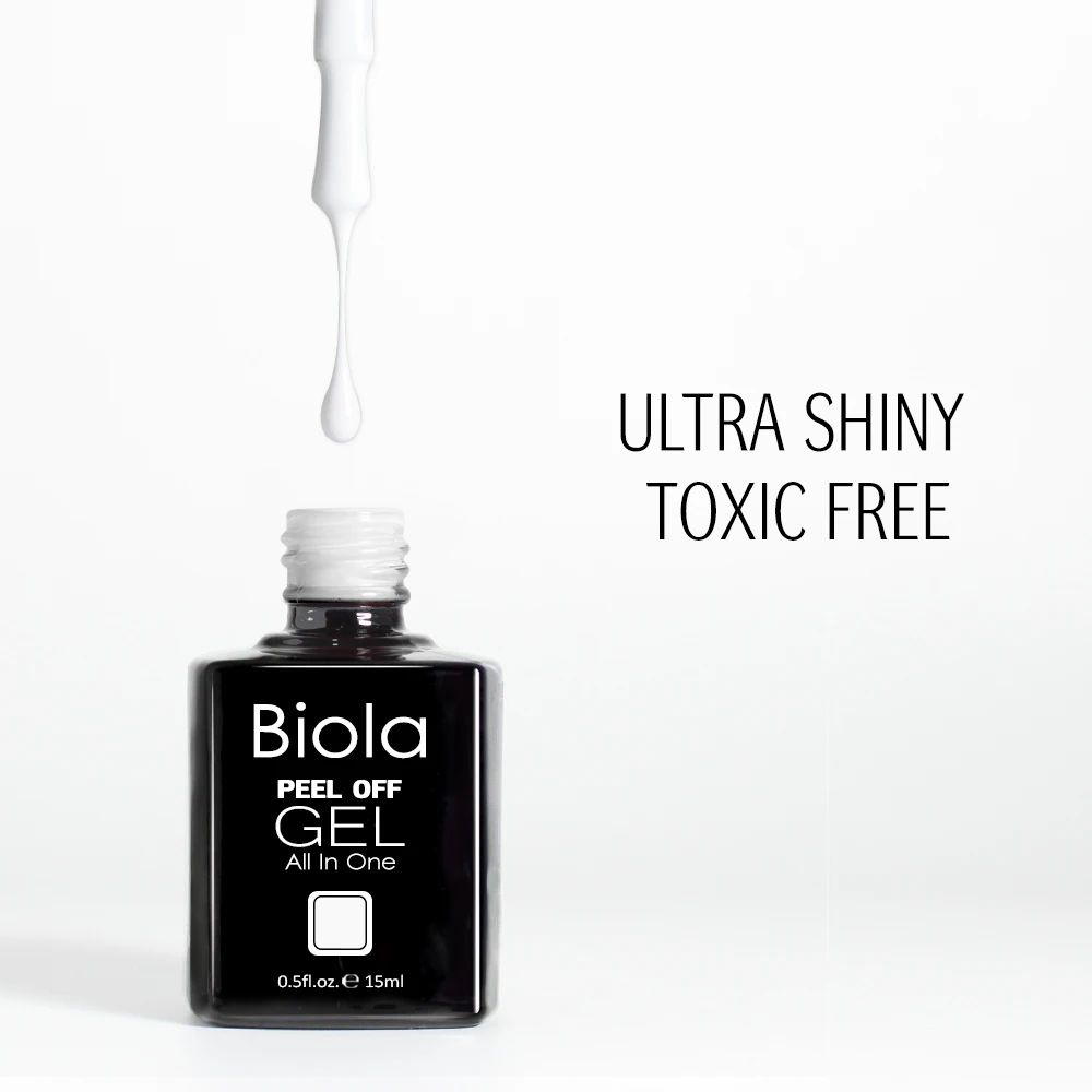 Newest high glossy 3 in 1 gel polish no base top coat peel off gel polish