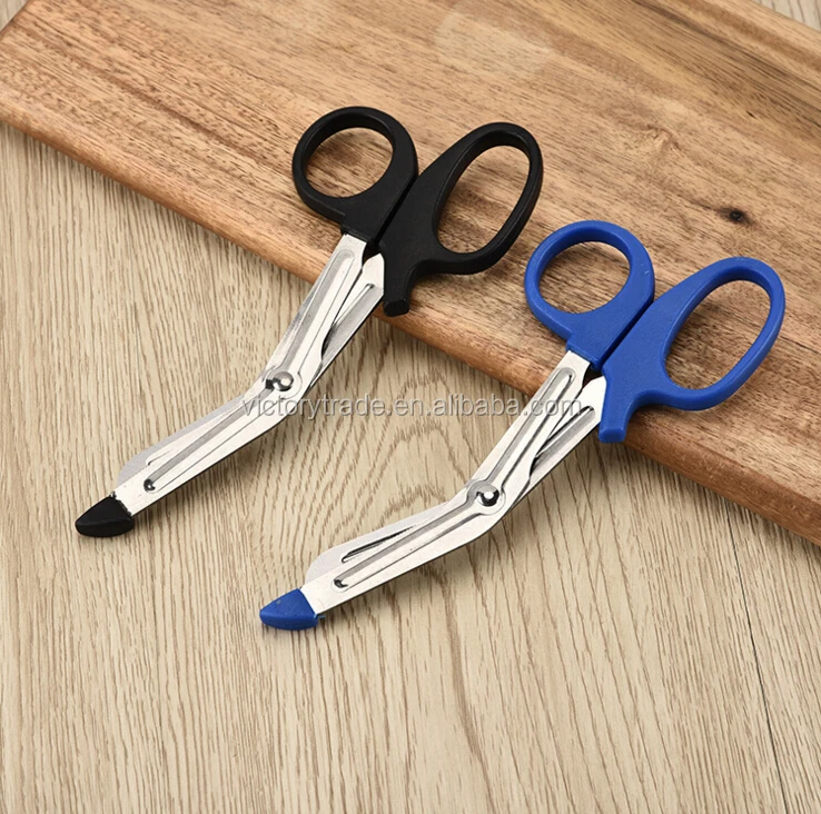 V-GF07DL Multi-purpose stainless steel bandage scissors with pp handle for nurses