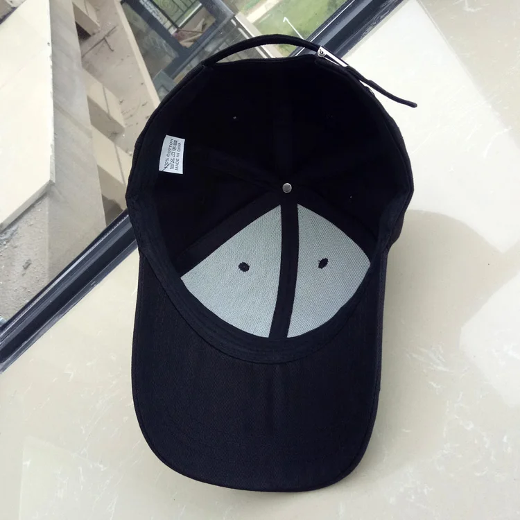 
100% pure cotton whole custom logo embroidery adjustable metal slide 6-panel Sport outdoor baseball cap hat 