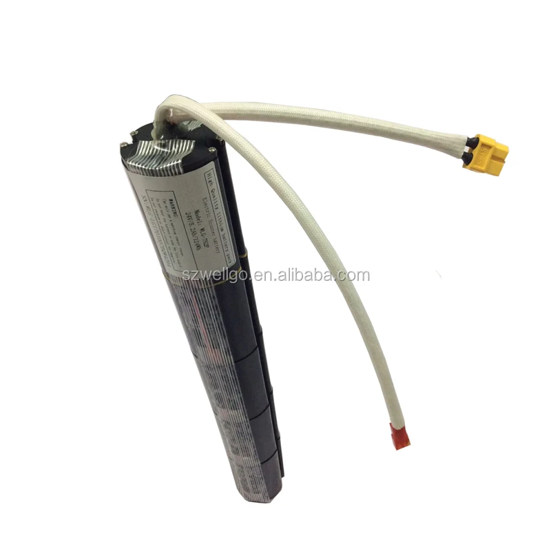 25.2v 5.2Ah lithium battery 24V 5200mAh 7s2p li-ion pack for Electric scooter