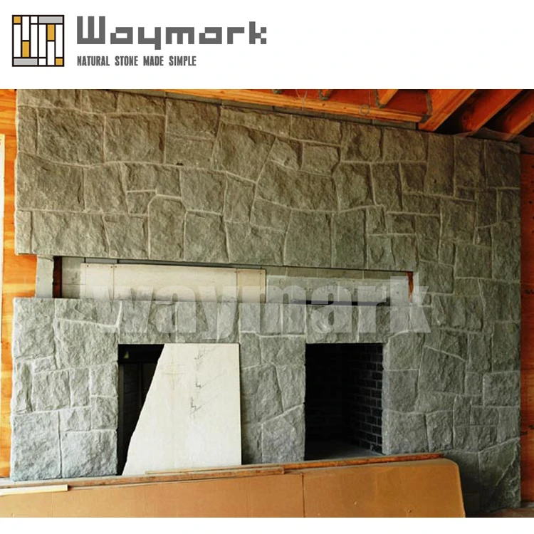 
Natural Stone Color 101 Jerusalem Gray Limestone rock wall 