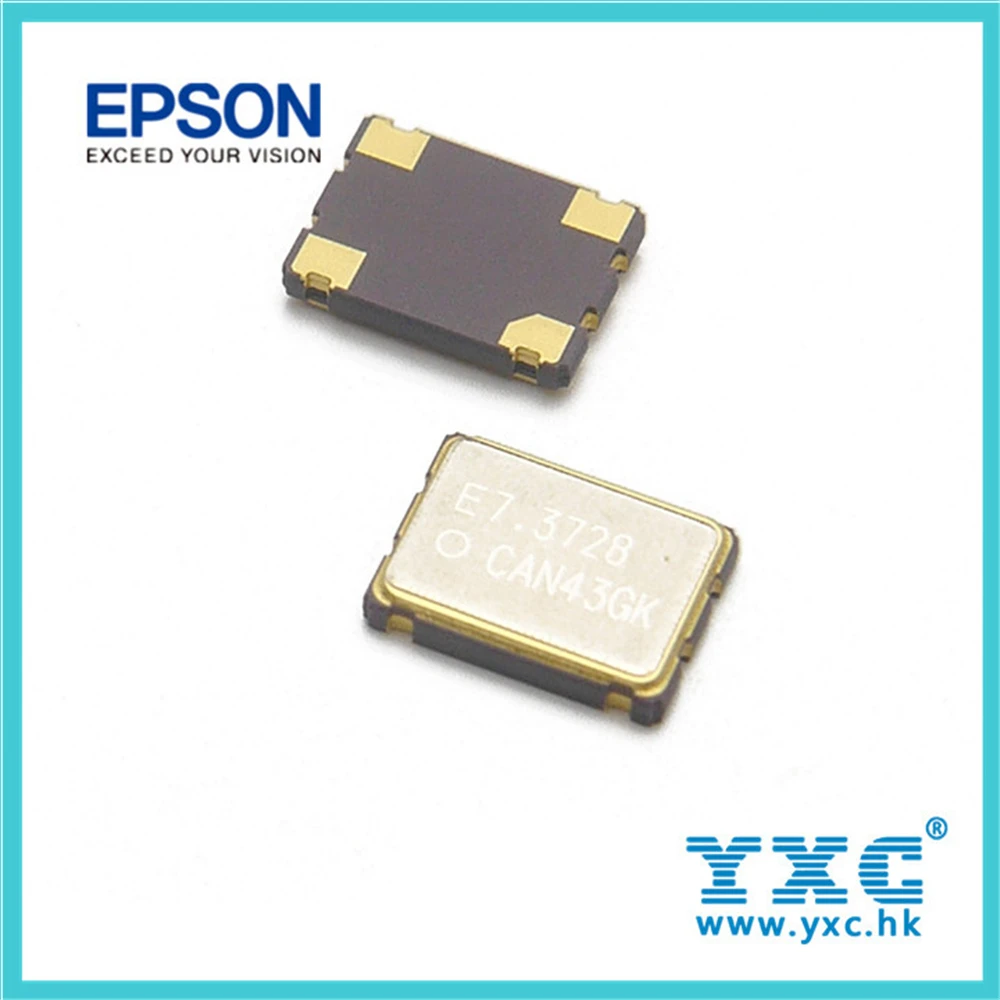 7.3728 МГц 3.3 В 7050 пассивный осциллятор 4-SMD + 50ppm-50ppm 7.3728 МГц SPXO EPSON SG7050CAN