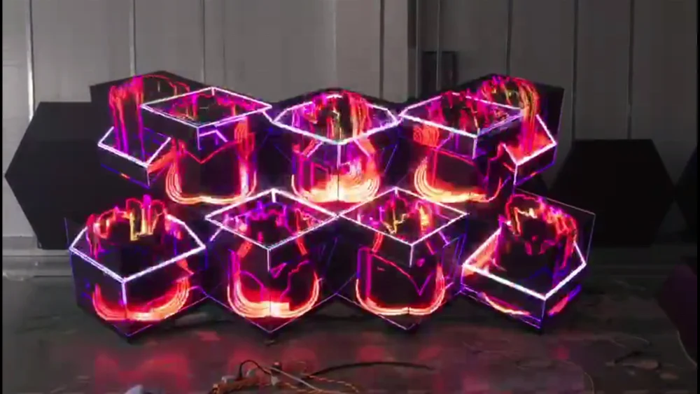 Magic Cube DJ CABINET Square module Customize led  display for night club ktv