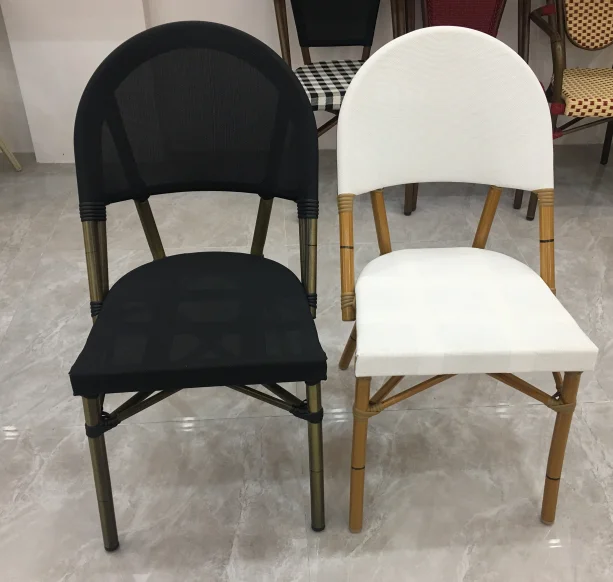 Wholesale fashion comfortable Aluminum rattan wicker chair