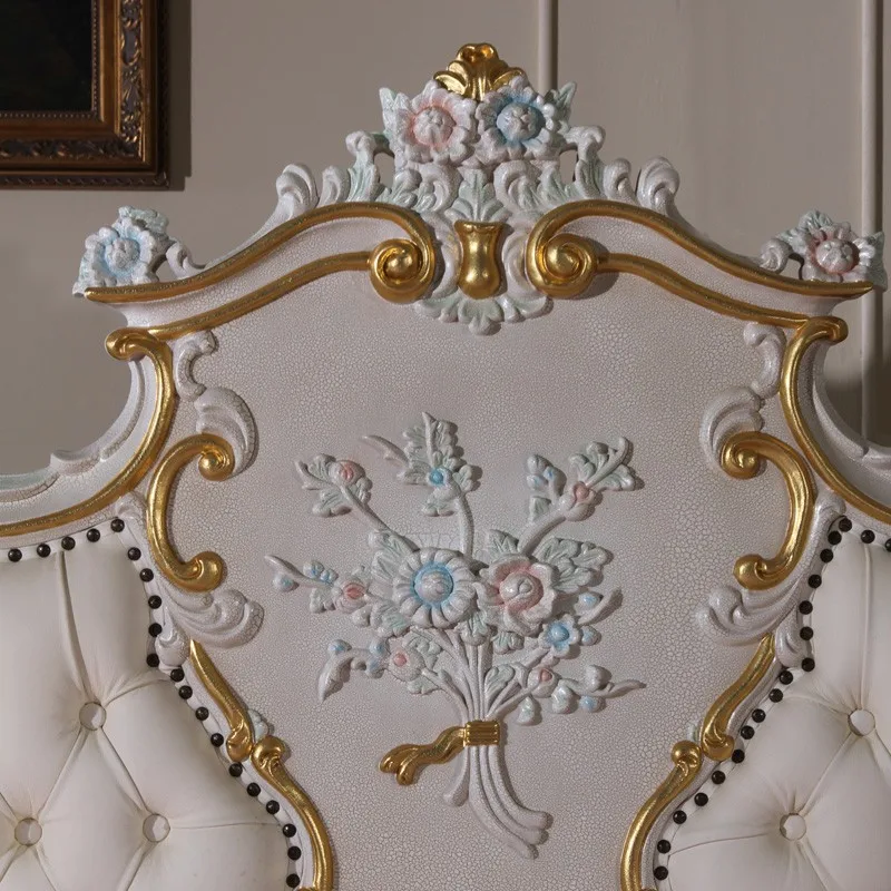 italian french antique furniture - bedroom set-hand carved indian furniture