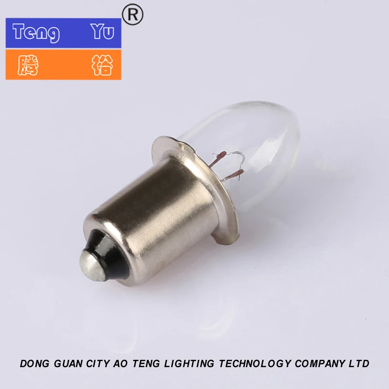 P13.5S 2.4V/4.8V/6V/18V flashlight tool bulb