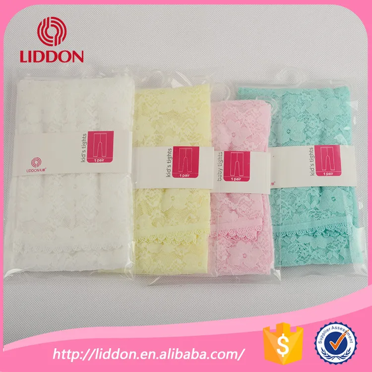 Baby lace toddler capris, infant tights with soft lace, baby lace leggings