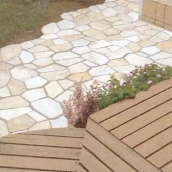 
Japanese style yellow slate decorative flooring stone garden floor stone slate price m2 