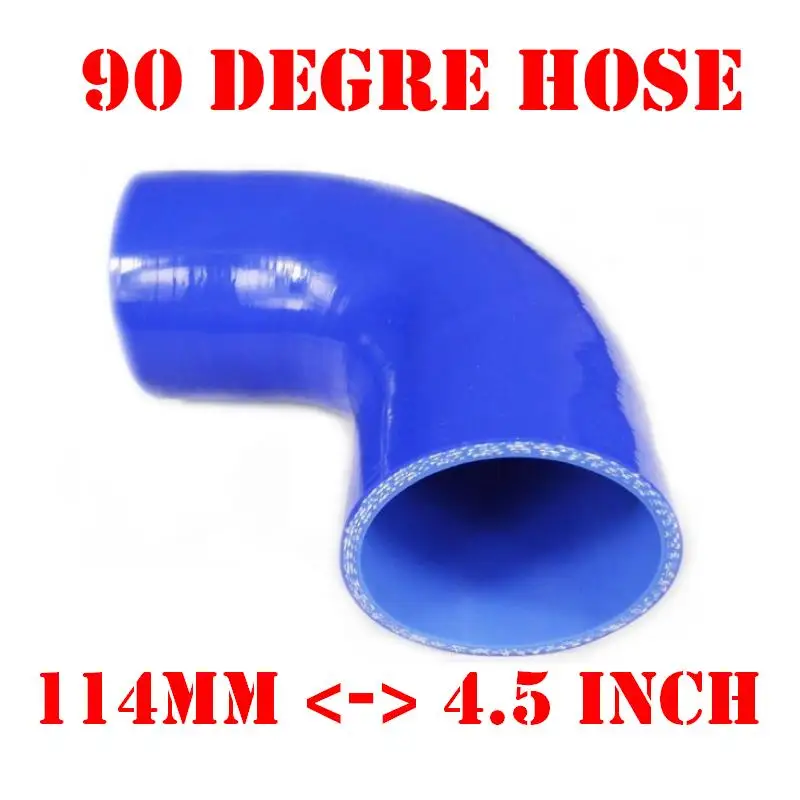 Red 1.5/" to 1.75/" 90 Degree Elbow Reducer Intercooler Pipe Silicone Coupler Hose