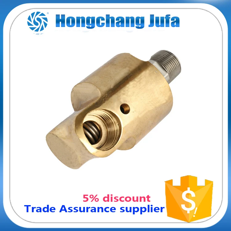 304 stainless steel central shaft with copper shell water rotary joint/rotary union