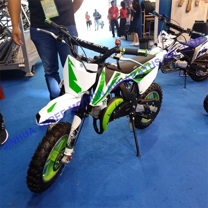 New fashion 2-stroke mini dirt bikes  pull strat gas mini motorcycle 50cc