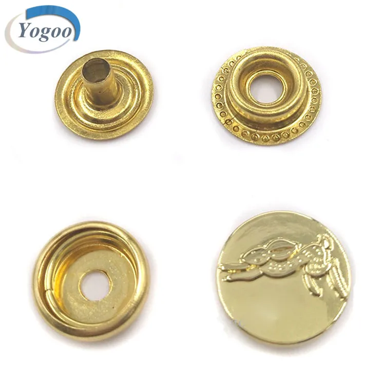 Classic Design Round Blank Silver Zinc Alloy Press Metal Snap Button for Clothing