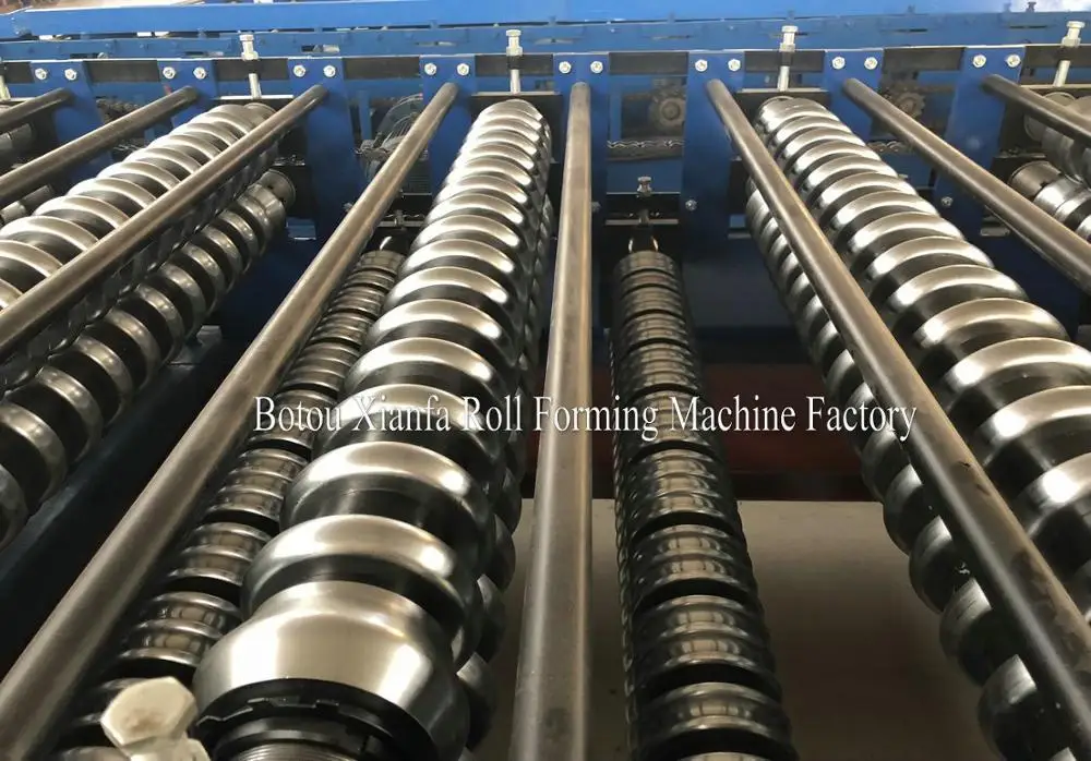 Double Deck Corrugation Roll Forming Machine For Roof Sheet