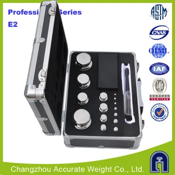 cylindrical weight set 1mg-1kg balance weight block, standard calibration weights, stainless steel weight set
