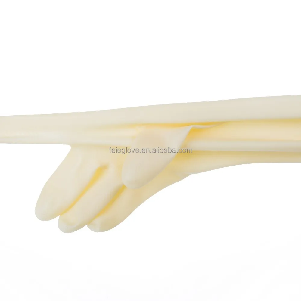 Gloves in Stock /rubber Safety Glove Promotional Latex Discount/nitril Latex White CN;JIA FE403 32cm Feie