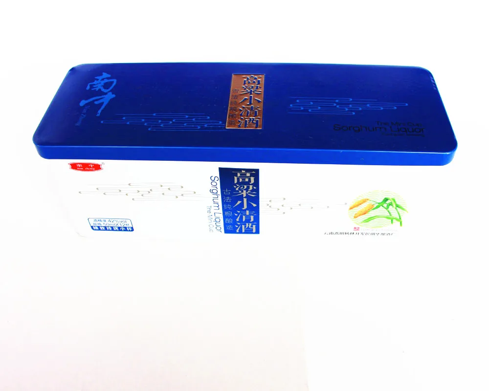 
 Индивидуальная металлическая коробка, Винные бокалы, жестяные коробки  