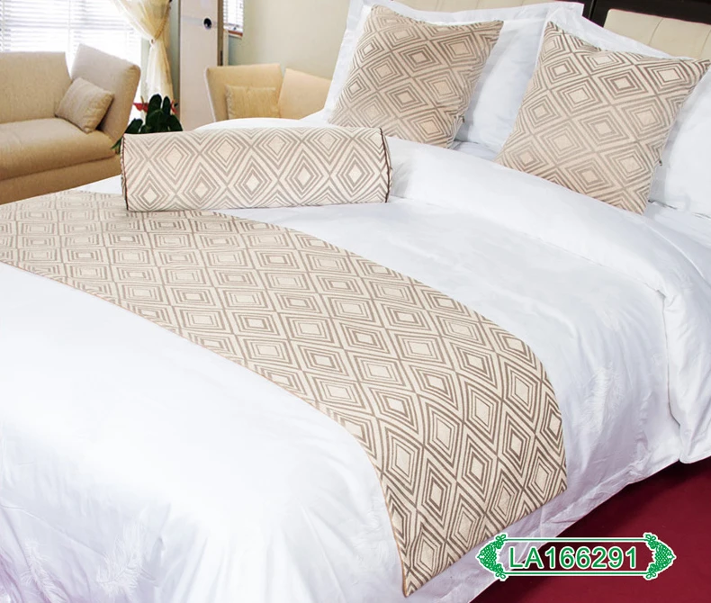 
Hotel Bed Runner - Cotton Bed Spread - Decoration Cushion Cover - comforter set - duvet cover square pillow 