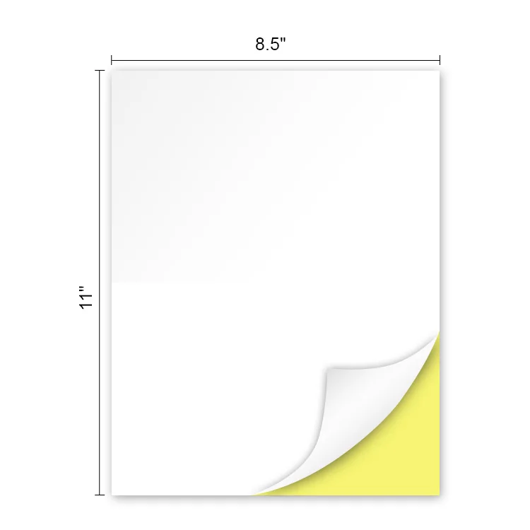 Full sheet a4 custom paper label sticker 8.5 x 11 shipping/mailing/address labels