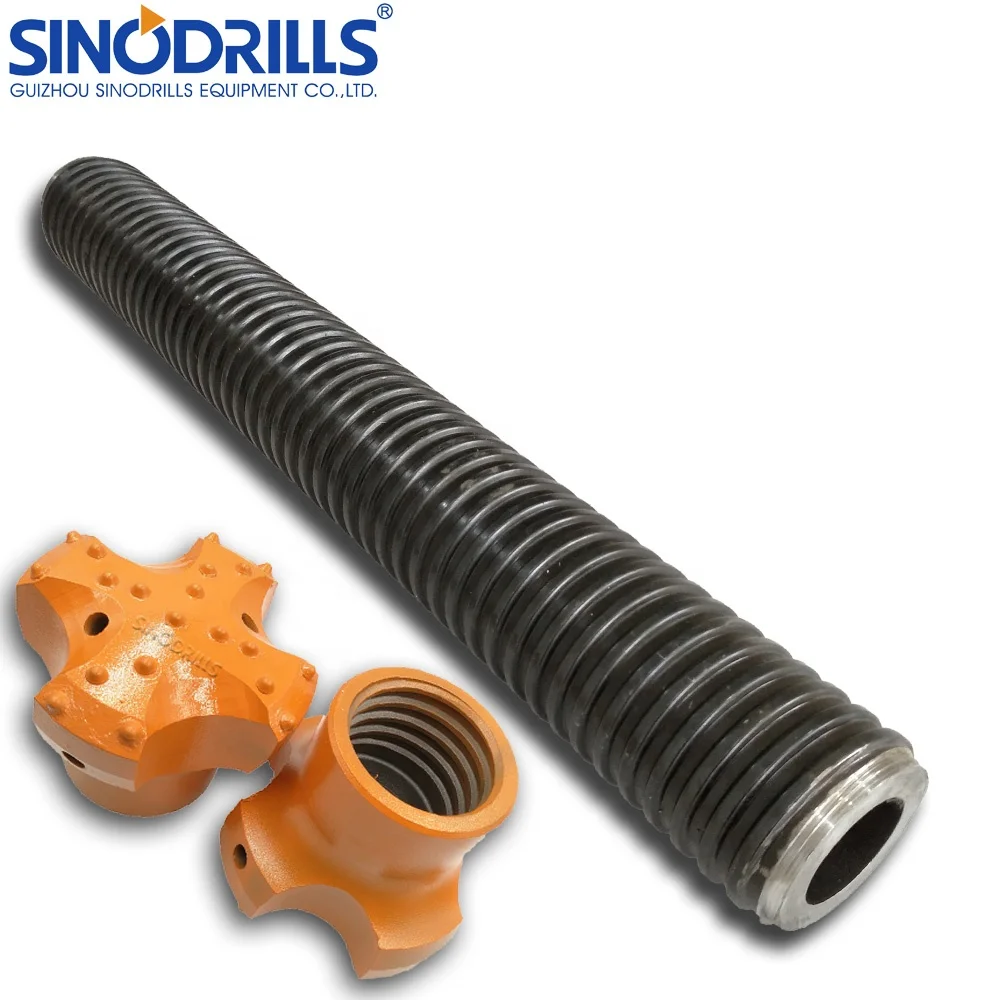 T76n/49 T76s/45 T76 self drilling anchor bolt / anchor rods / anchor bar for micropile foundation