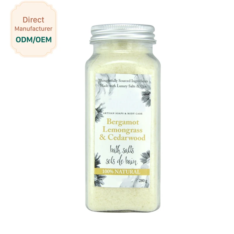 
Fresh Smell Fragrance Natural Body Crystals Hot Wholesale Custom Deep Clean Spa Bath Salt 