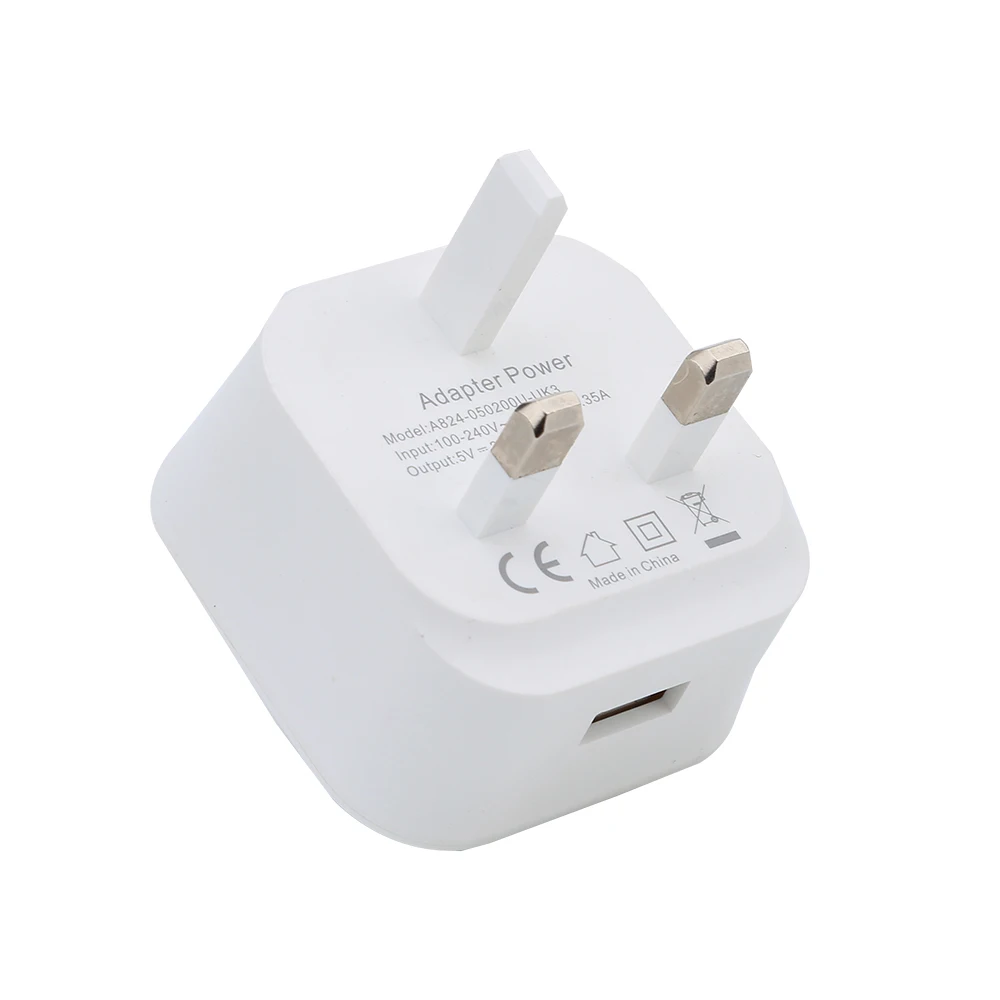 
Popular Usb 5V 2A UK 3 Pin Plug Charger For Android Phone 