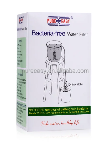 Siphon portable water filter gravity Siphon water filter