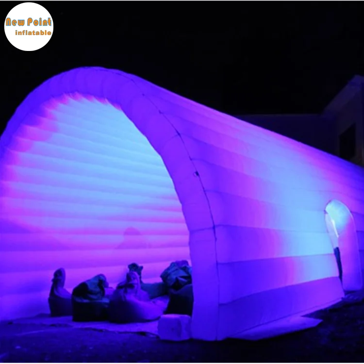 LED decoration cinema screen inside inflatable party dome tent for rental