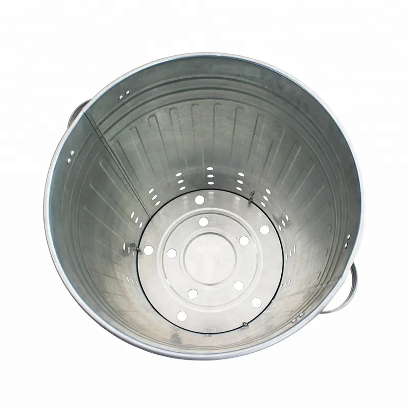 Factory wholesale home garden metal 75L galvanized incinerator