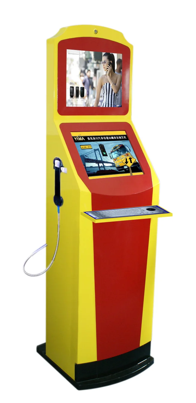 киоск для автоматов с билл распределитель/киоск с сенсорным экраном