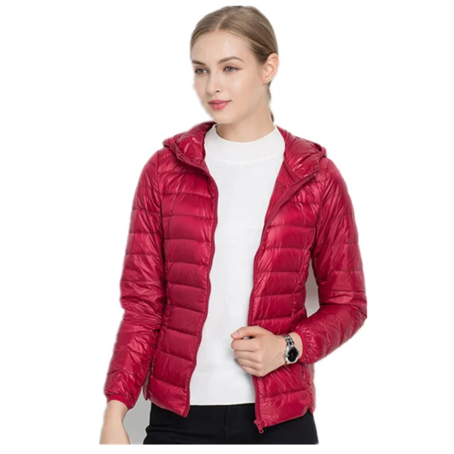 Top Selling Slim Fit Full Sleeve Zipper Up Hooded Quick Drying Winter Autumn Warm Padded Jacket For Women