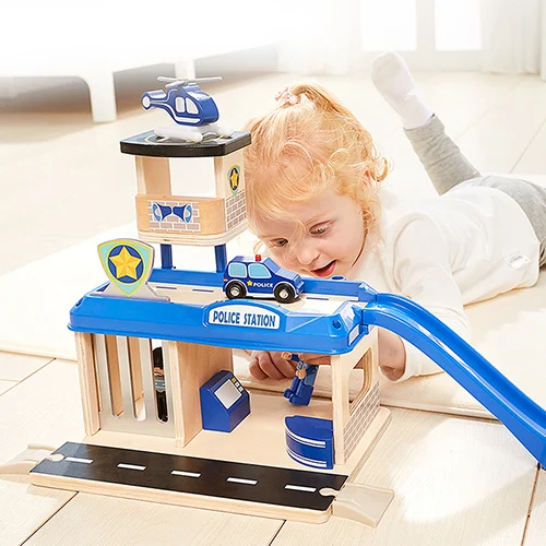 Topbright kids role play police station play set toys 120336