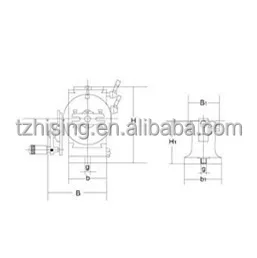 
Hot sale Semi Universal dividing head for milling machine, dividing head 