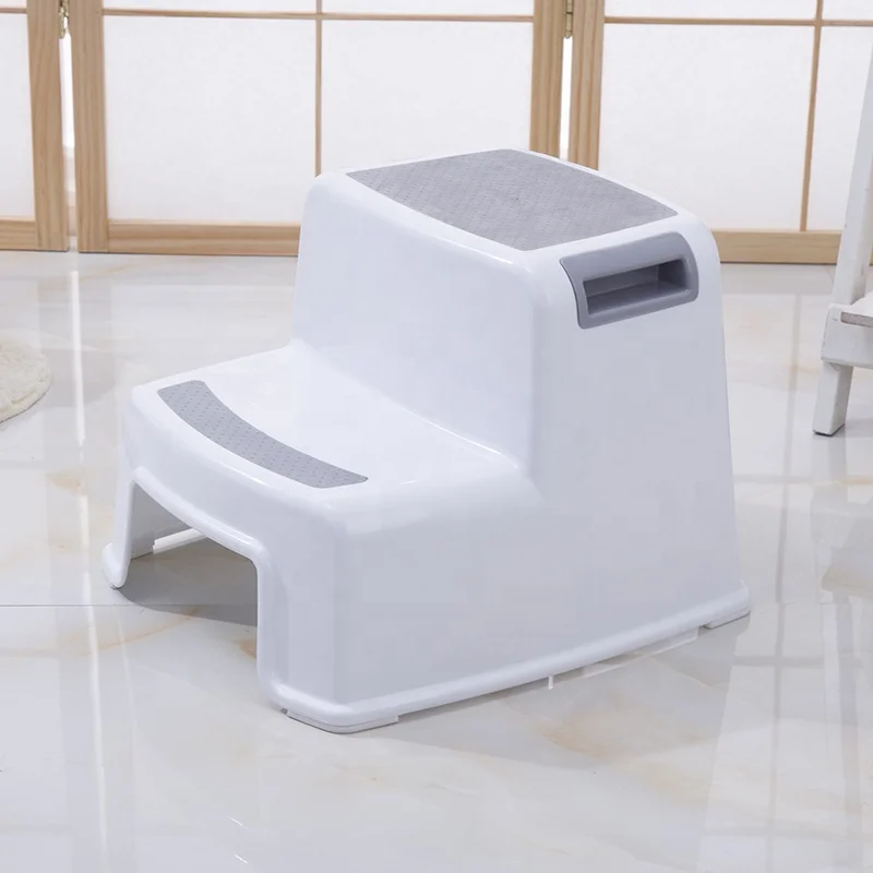 
Toddler Stool for Toilet Potty Training Slip Resistant Soft Grip for Safety as Bathroom Potty Stool and Kitchen Step Stool 